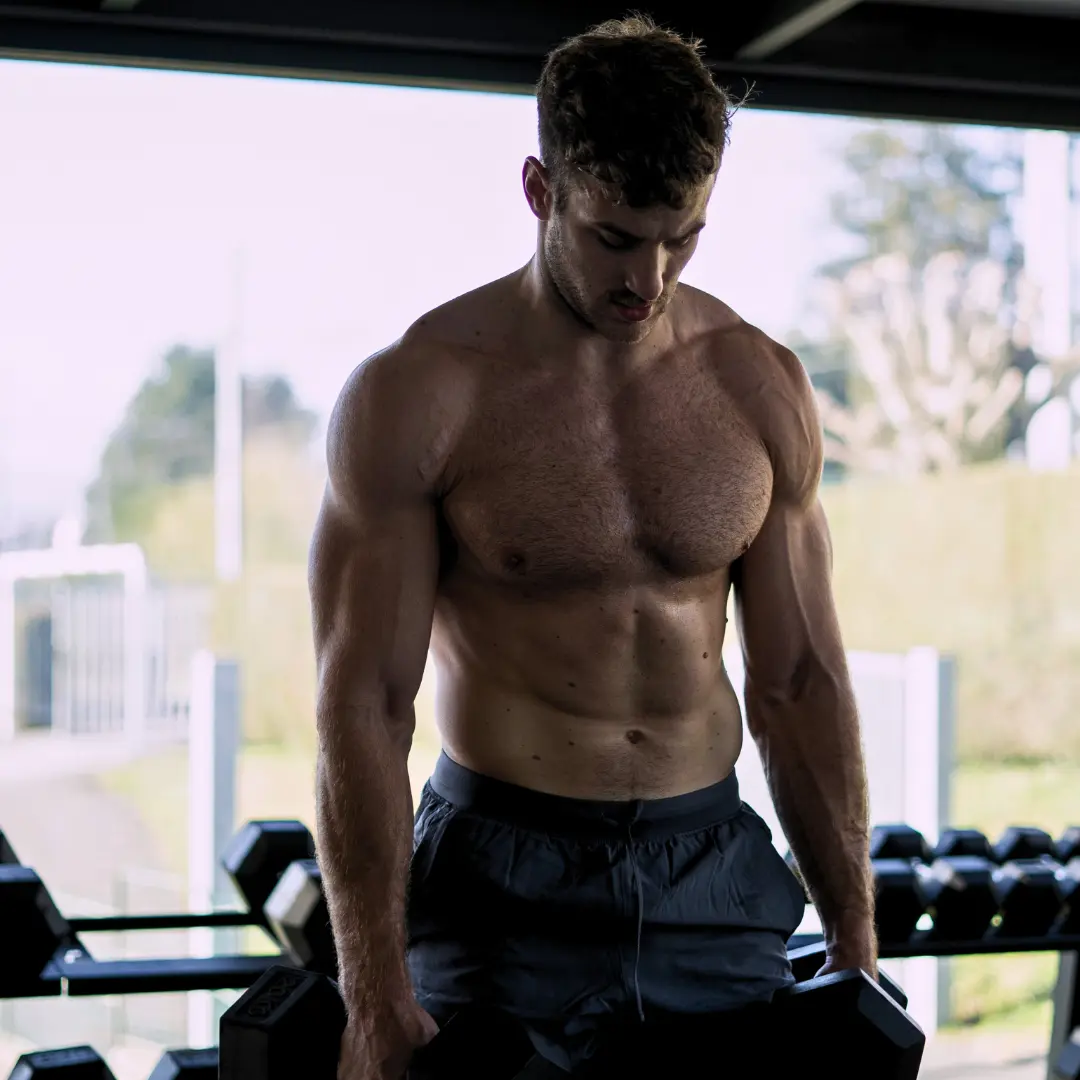 Athlète en entraînement